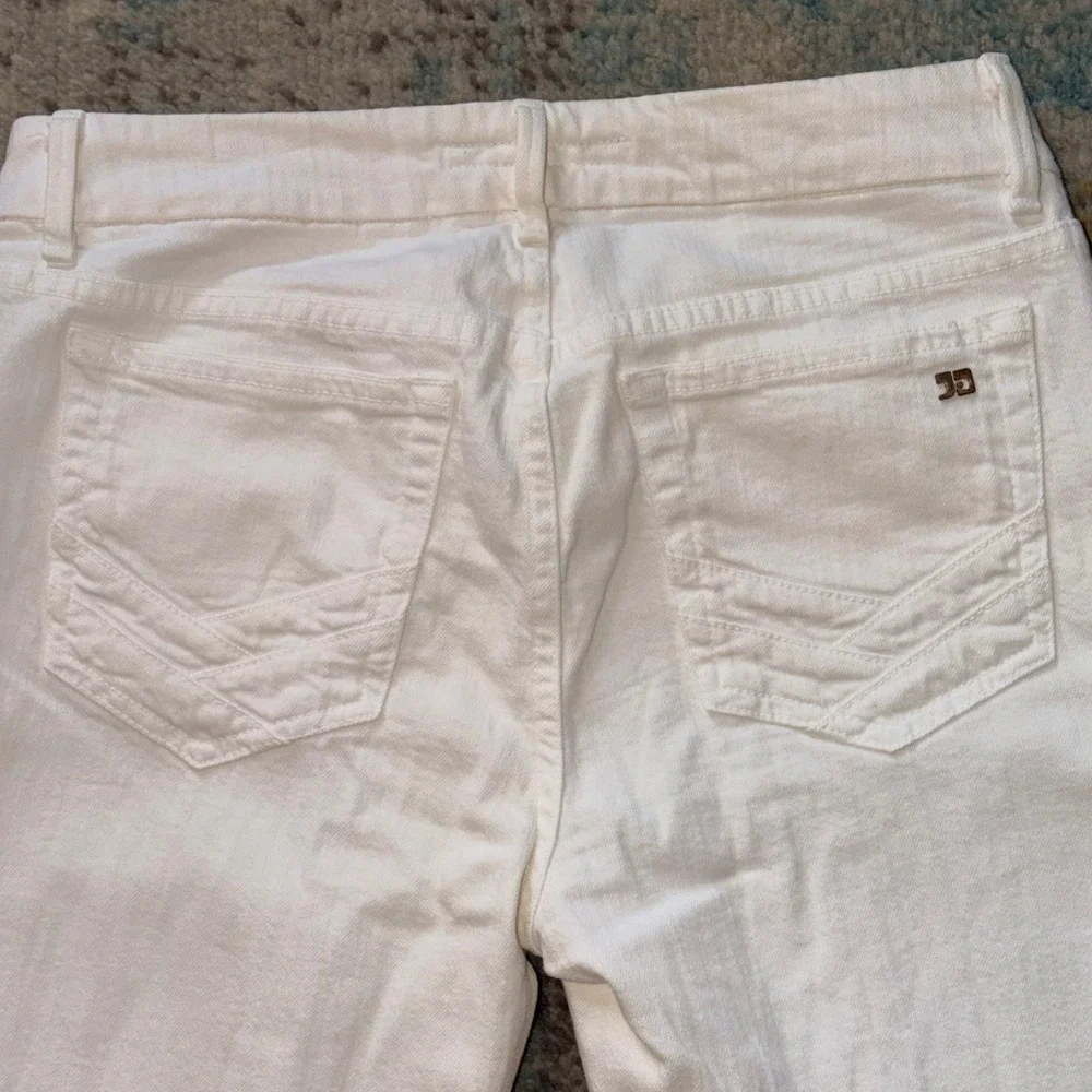 Joe's Jeans The‎ Muse Women 30 White Flare Bootcut Stretch Denim Mid Rise USA